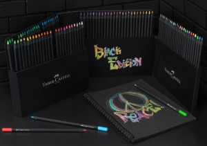 Creioane colorate, 100 culori, Black edition, Faber-castell - Img 3