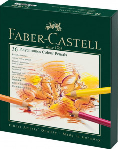 CREIOANE COLORATE 36 CULORI STUDIO POLYCHROMOS FABER-CASTELL - Img 1