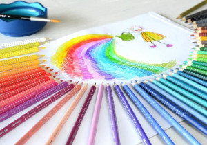 CREIOANE COLORATE 48 CULORI GRIP FABER-CASTELL - Img 2