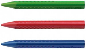 CREIOANE COLORATE PLASTIC 12 CULORI JUMBO GRIP FABER-CASTELL - Img 2