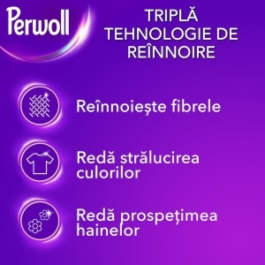 Detergent lichid pentru rufe Perwoll Renew Black, 40 spălări, 2L3