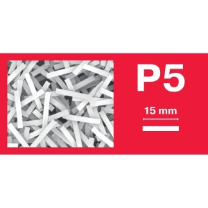 Distrugator de documente automat REXEL OPTIMUM 300M, P5, micro-cut (particule), 300 coli, cos 60l, negru10