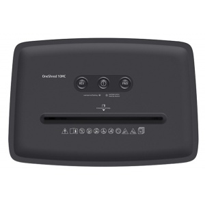 Distrugător de documente HP OneShred 10MC - 10 coli, micro cut (2 x 15mm), nivel securitate 55