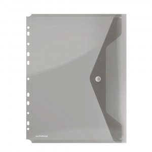 Filă protecție transparentă cu capsă Donau, A4, 200 microni, 4 buc/set