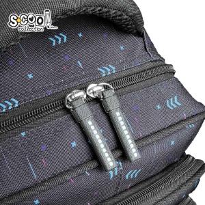 Ghiozdan 3D ergonomic GAME OVER - S-COOL, 43x30x22 cm6
