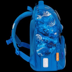 Ghiozdan neechipat Nature Quest Pro, dimensiune 35 x 31 x 19 cm, motiv Dino And Beyond, Go Green3