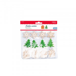 Iarna natur - Accesorii craft Daco
