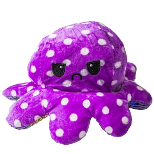 Jucărie reversibilă din pluș, Caracatiță, 20 cm12