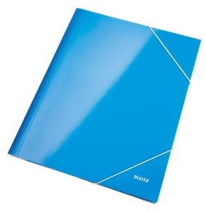 Mapa carton cu elastic Leitz WOW A4 250 coli