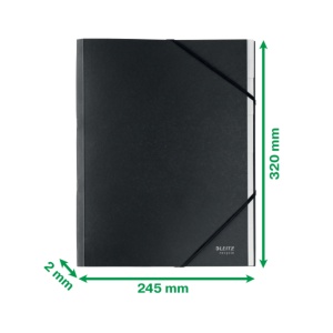 Mapă carton cu separatoare Leitz Recycle, A4, 12 compartimente, CO₂ neutru, 100% reciclat, certificare Blue Angel2