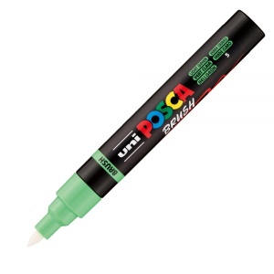 Marker UNI Posca PC-5BR, vârf pensulă, 1-4mm12