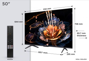 Mini LED TV 4K 50''(126 cm) TCL 50C61KS - Img 2
