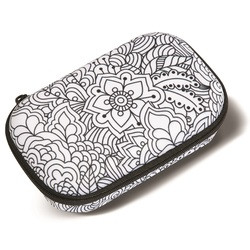 Penar cu fermoar, ZIPIT Color In Storage box - Leaves - Img 3