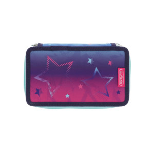 Penar echipat 2 compartimente 23 piese, Motiv Pink Stars Herlitz - Img 5