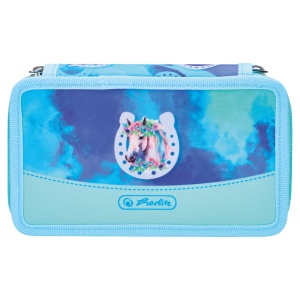 Penar echipat Herlitz, 23 piese, 2 compartimente, motiv Lucky Horse