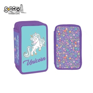 Penar echipat UNICORN - YOLLO, 3 fermoare, 38 piese