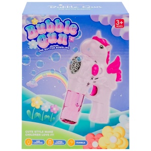 Pistol baloane de săpun, cu baterii, Unicorn3