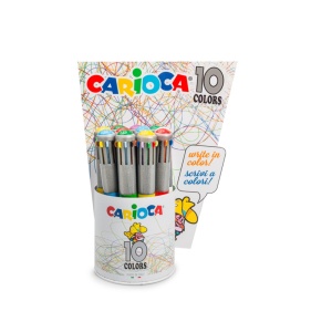 Pix cu 10 culori Carioca, corp gri/color2