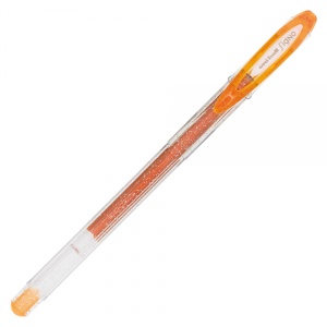 Pix cu gel Uni-ball Sparkling UM-120SP, 0.7mm, cu capac, corp transparent, scris diverse culori cu sclipici4