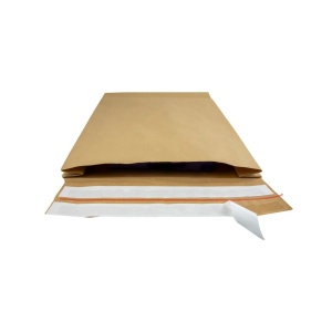 Plic ambalare colete cu bandă adezivă, maro, 450x350x120 mm4