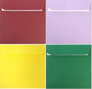 Plic pătrat siliconic (140x140mm), color, 120g/mp