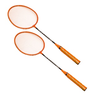 Rachete badminton + fluturași, 2 buc/set - CWT7