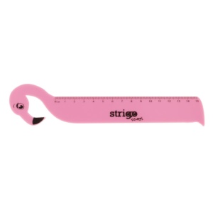 Riglă Strigo plastic Flamingo 15 cm SSC360 - Img 1