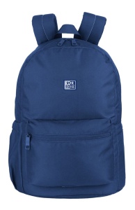 Rucsac Oxford B-You ,1 compartiment, 29 x 42 x 17 cm, capacitate 18 l, compartiment laptop, buzunar ascuns cu fermoar dublu pentru dreptaci / stangaci, buzunare / separatoare interioare, buzunare laterale, breloc chei, poliester reciclat, culoare albastru