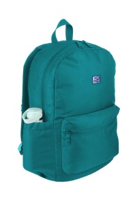 Rucsac Oxford B-You, 1 compartiment, 29 x 42 x 17 cm, capacitate 18 l, compartiment laptop, buzunar ascuns cu fermoar dublu pentru dreptaci / stangaci, buzunare / separatoare interioare, buzunare laterale, breloc chei, poliester reciclat, culoare turcoaz2