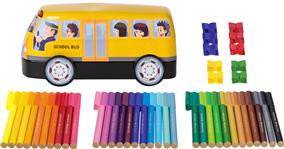 Set 33 carioci cu clip Faber Castell Autobuz2