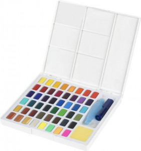 Set acuarele Faber-castell Creative studio, 48 culori  2