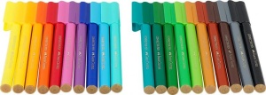 Set carioci Faber-castell Connector dinozauri, 20 culori3