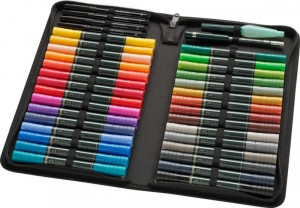 Set markere solubile Faber-Castell Albrecht Durer, 30 buc+ 4 buc  Pitt Artist Pens + Perfect Pencil + pensulă5