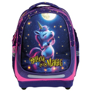 Set micul școlar: Ghiozdan, Penar echipat, Sac sport, Portofel, BELIEVE IN MAGIC - S-COOL2