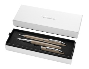 Set pix + stilou Pelikan Jazz Noble Elegance Taupe, în cutie cadou