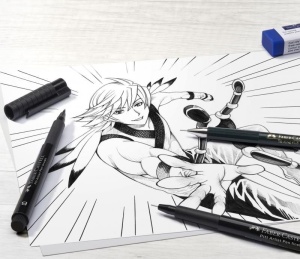 Starter set Faber-Castell Pitt Artist Pen Manga2