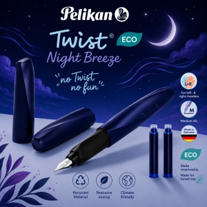 Stilou Pelikan Twist Night Breeze, peniță M