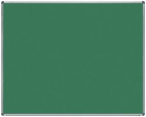 Tablă magnetică, 150x120 cm, cretă, verde, cu suprafață emailată, ramă aluminiu, Memo Be