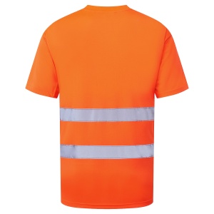 Tricou clasic reflectorizant Portwest S478, 100% poliester, 150 gr/mp4