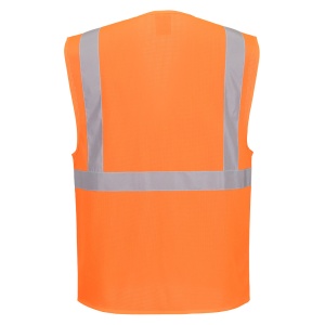 Vestă reflectorizantă Portwest PRAGA EXECUTIVE S376, 100% poliester, 125 gr/mp2