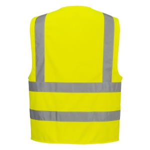 Vestă reflectorizantă Portwest TWO BAND & BRACE C470, 100% poliester, 125 gr/mp4