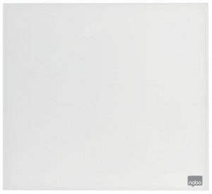Whiteboard magnetic, 45x45 cm, sticlă, +Accesorii, NOBO3