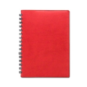 Agendă de lux nedatată cu spiră Cometa, 15 x 21 cm