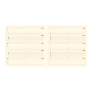 Agendă nedatată Ego Quatro Flex, 20 x 20 cm2