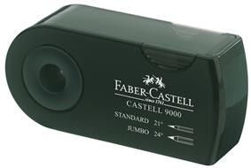 Ascutitoare plastic dubla Sleeve Faber Castell VERDE - Img 2