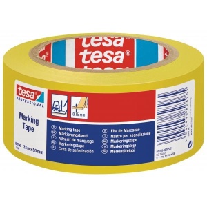 Bandă adezivă pentru marcare Tesa, 50mm x 33 m