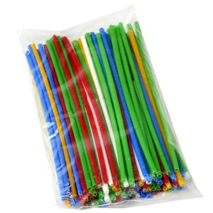 Bețișoare pentru numărat PVC RO, diverse culori, 100 de bucăți/set