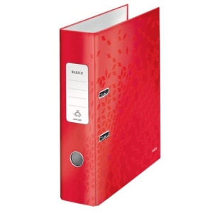 Biblioraft LEITZ 180 WOW, carton laminat, partial reciclat, FSC, A4, 80 mm5