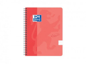 Caiet cu spirala A5, OXFORD School Touch , 70 file-90g/mp, 4 perf, coperta carton - dictando - Img 1