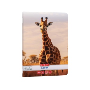 Caiet Herlitz Motiv Animals, A5, 48 file, hârtie 70 g/mp, velin 